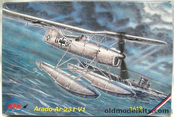 MPM 1/48 Arado AR-231 V1 U-Boat  Plane, 48047 plastic model kit